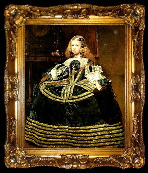 framed  Diego Velazquez infantan margarita vid atta ars alder, ta009-2